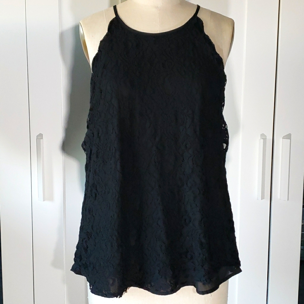 Perch Blue Pepper Lace Top